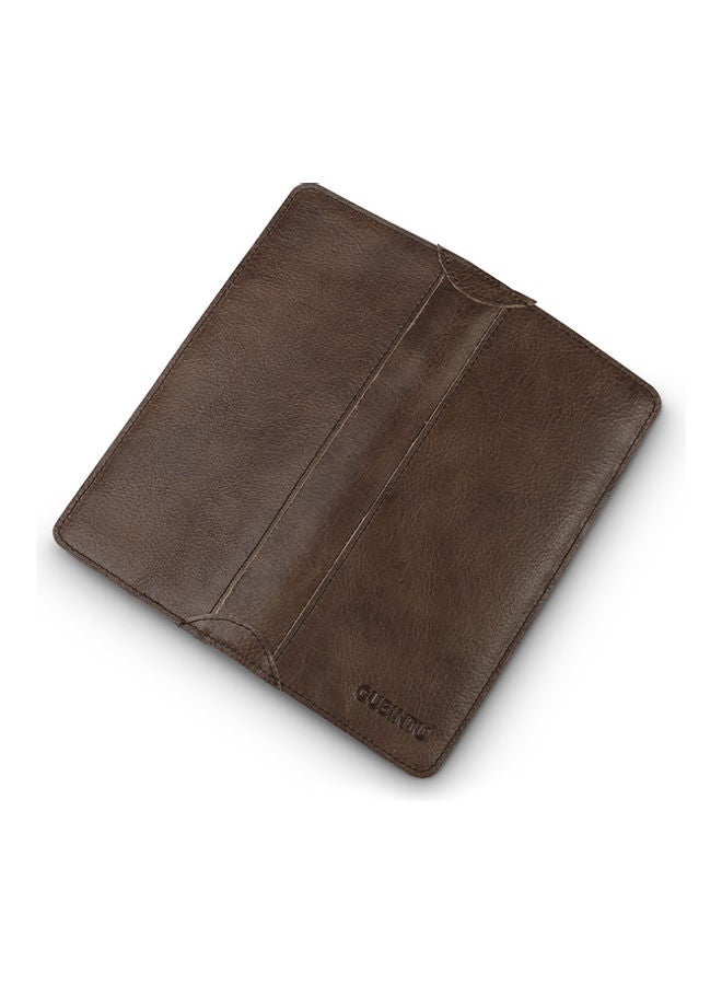 Leather Wallet Dark Coffee