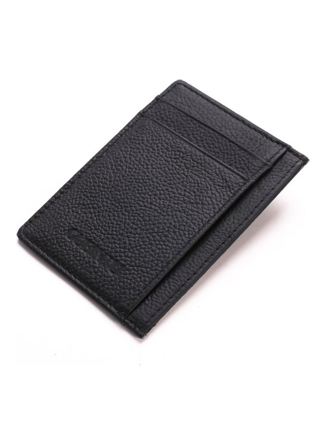 Leather Card Holder Black