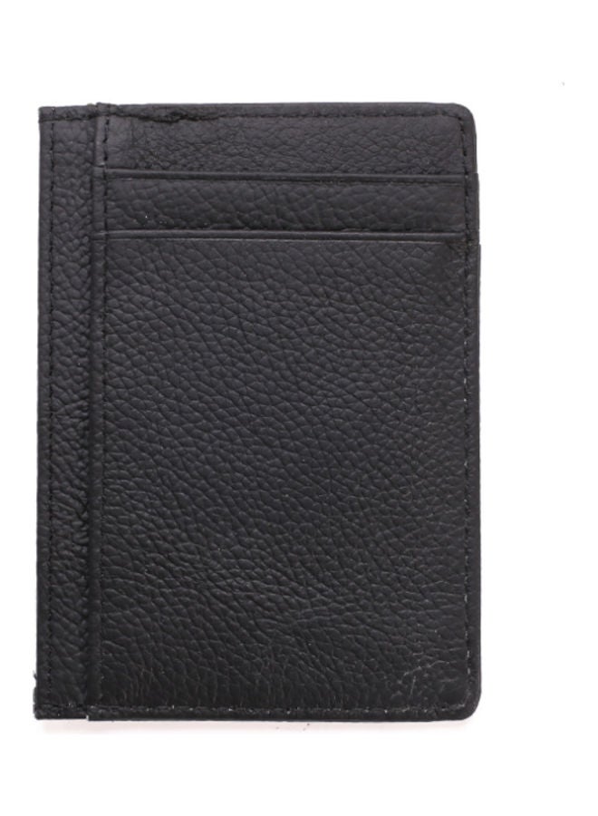 Leather Card Holder Black