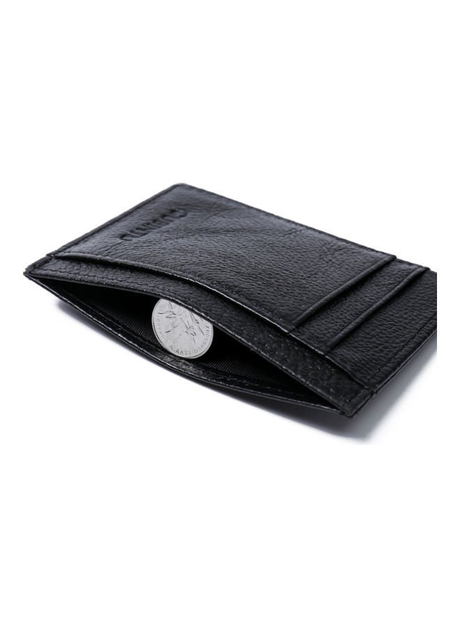 Leather Card Holder Black