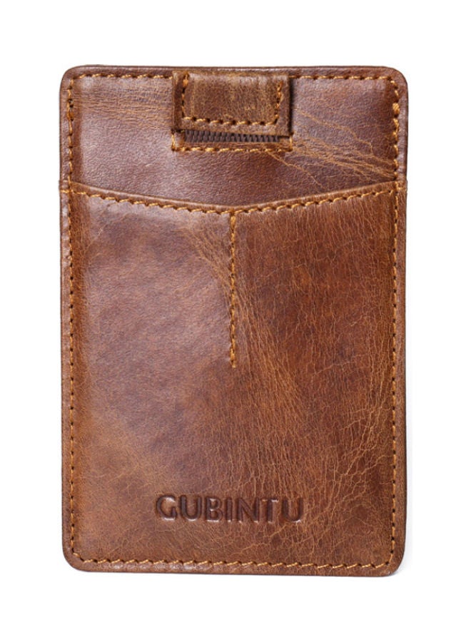 Leather Wallet Brown