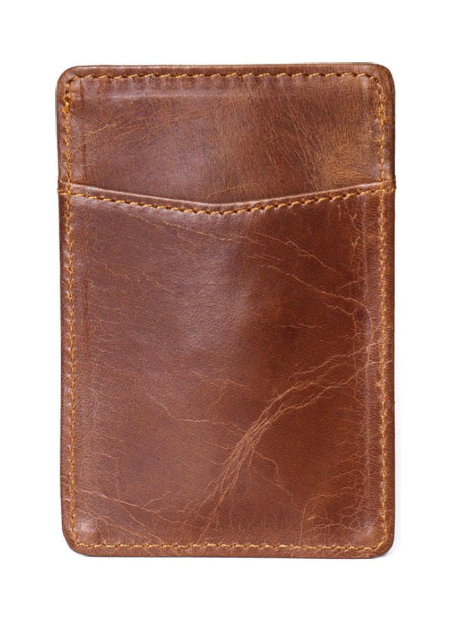 Leather Wallet Brown