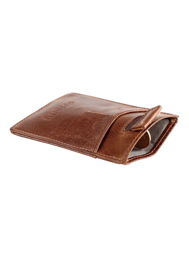 Leather Wallet Brown