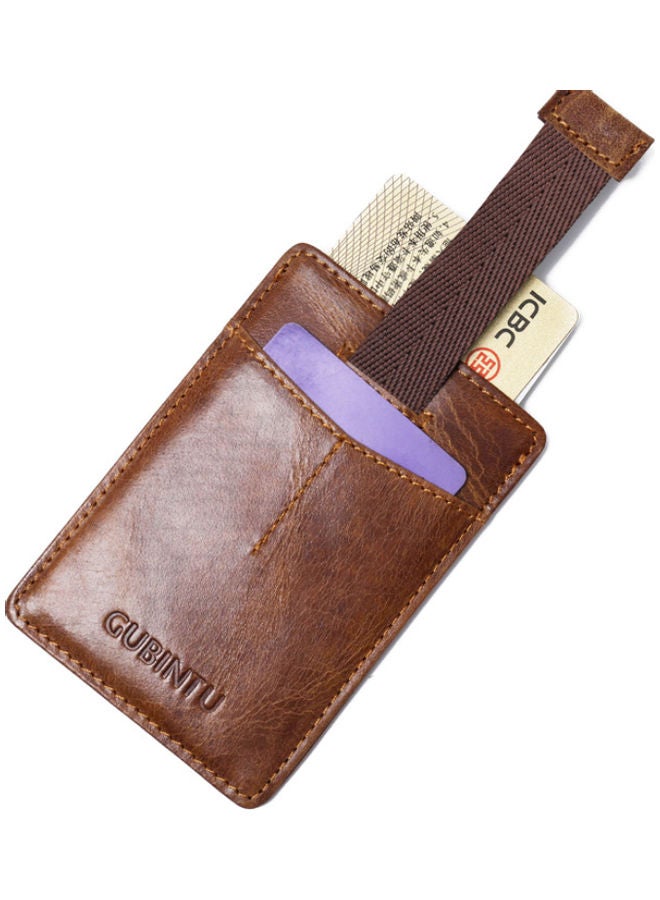 Leather Wallet Brown