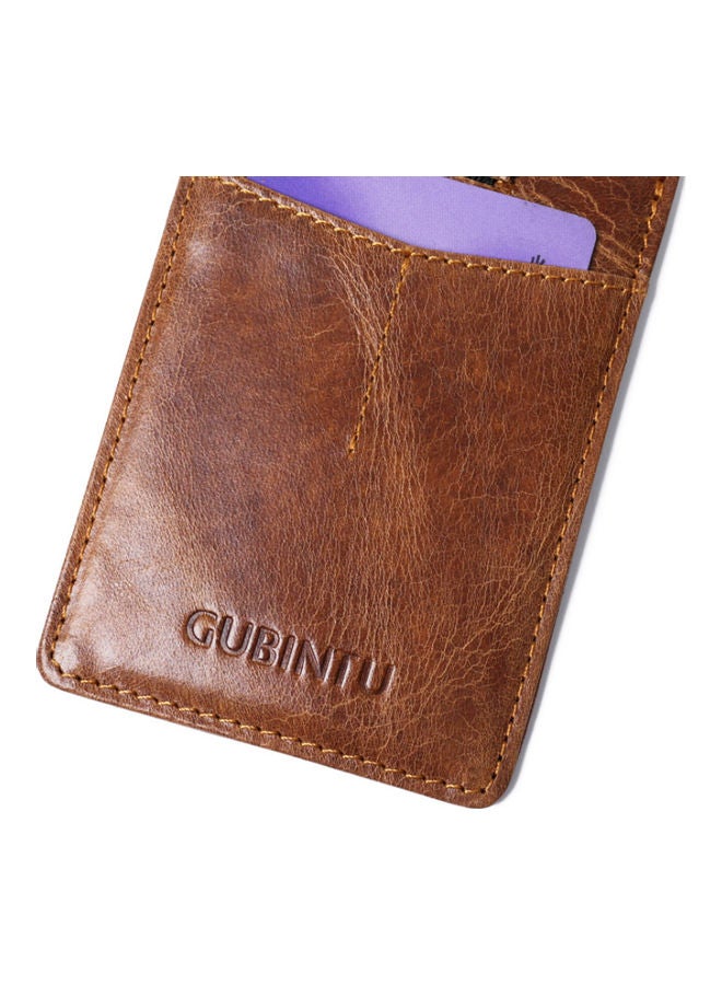 Leather Wallet Brown