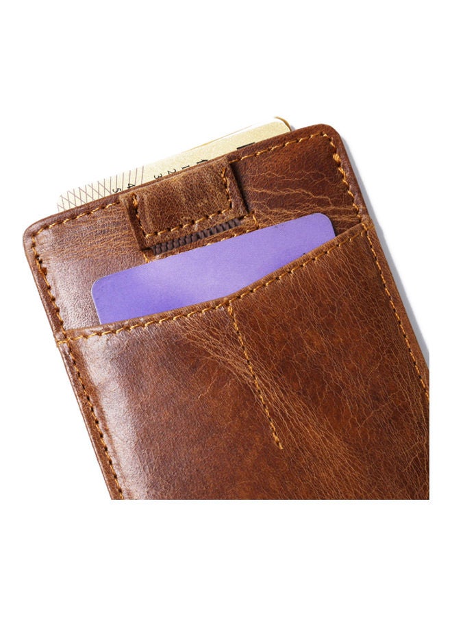 Leather Wallet Brown