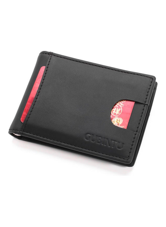 Rfid Bi-Fold Wallet Case Black