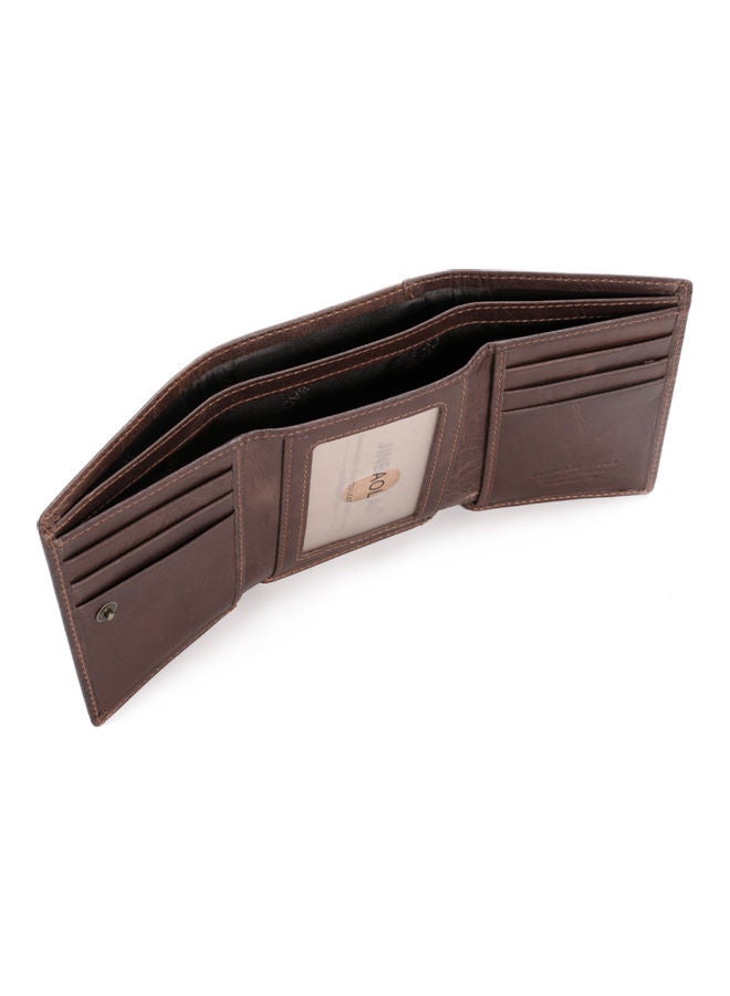 Leather Wallet Dark Coffe