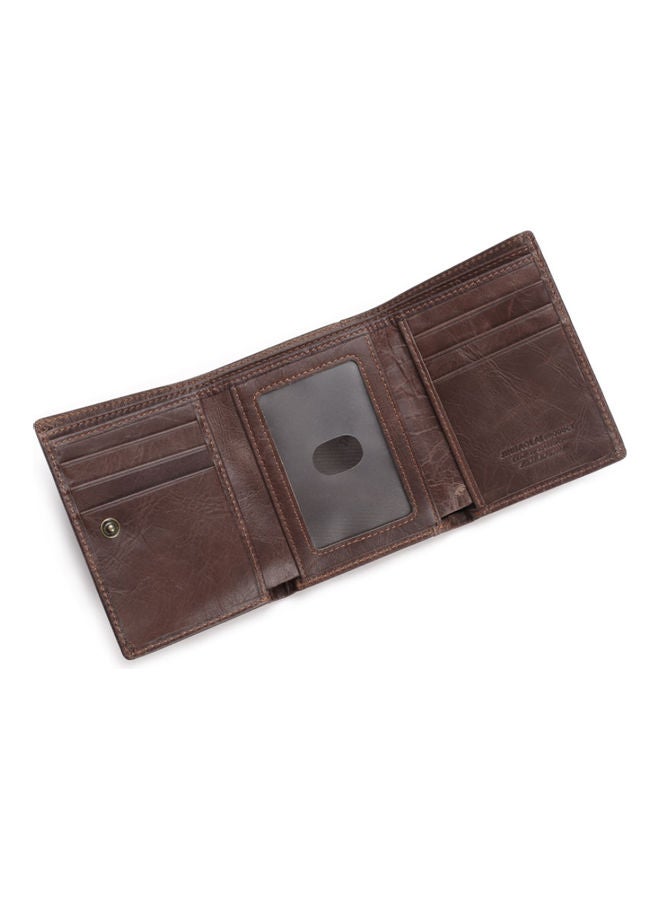 Leather Wallet Dark Coffe