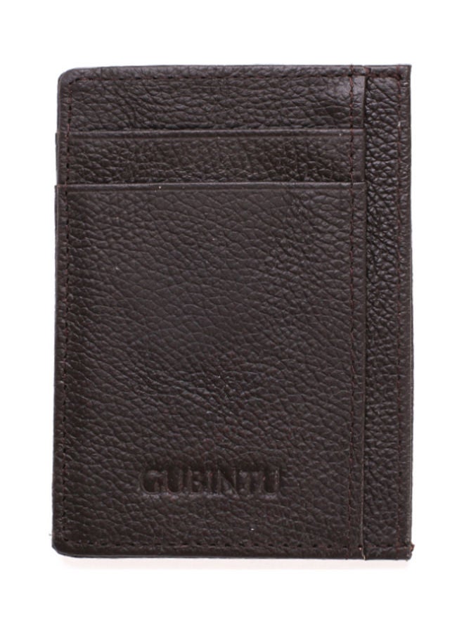 Leather Card Holder Coffee