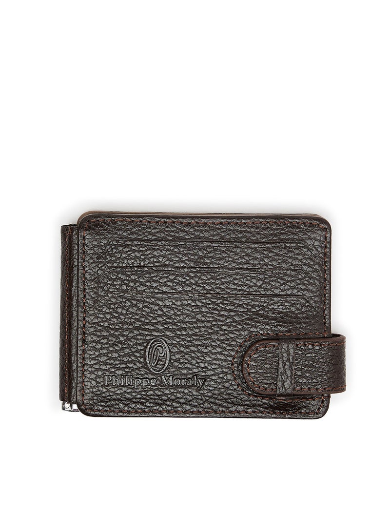 Philippe Moraly Bifold Reversible Money Clip Card Holder