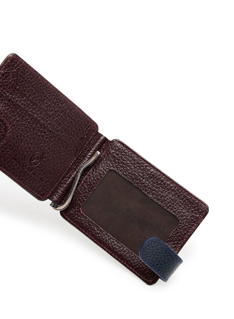 Philippe Moraly Bifold Reversible Money Clip Card Holder