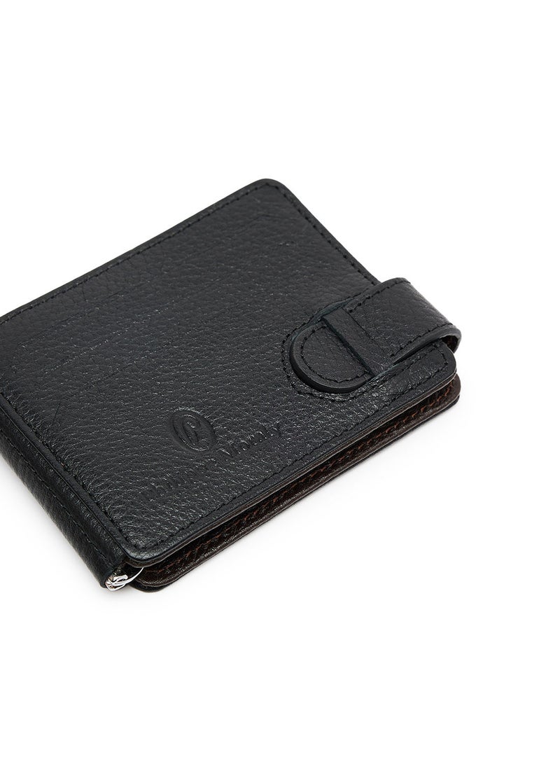 Philippe Moraly Bifold Reversible Money Clip Card Holder