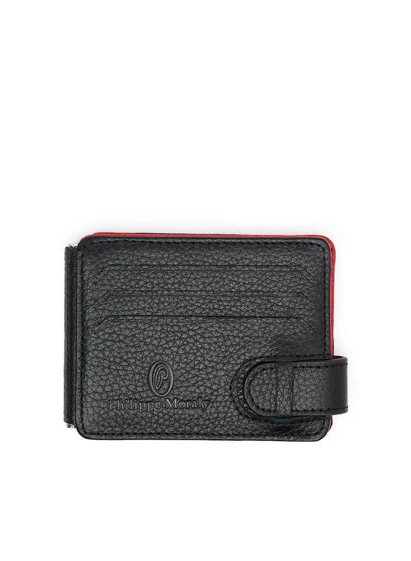 Philippe Moraly Bifold Reversible Money Clip Card Holder