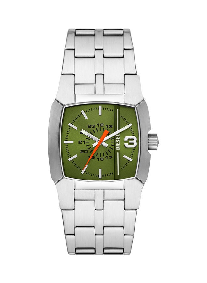Men's Analog Square Shape Stainless Steel Wrist Watch DZ2150 36 mm