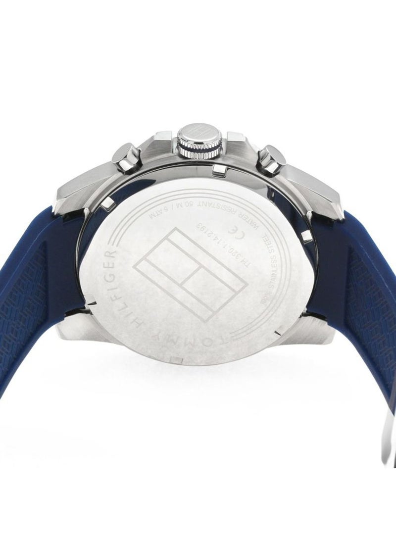 Men's Analog Round Shape Silicone Wrist Watch 1791349 - 48 Mm