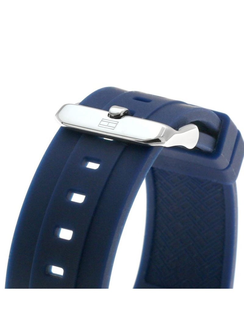 Men's Analog Round Shape Silicone Wrist Watch 1791349 - 48 Mm