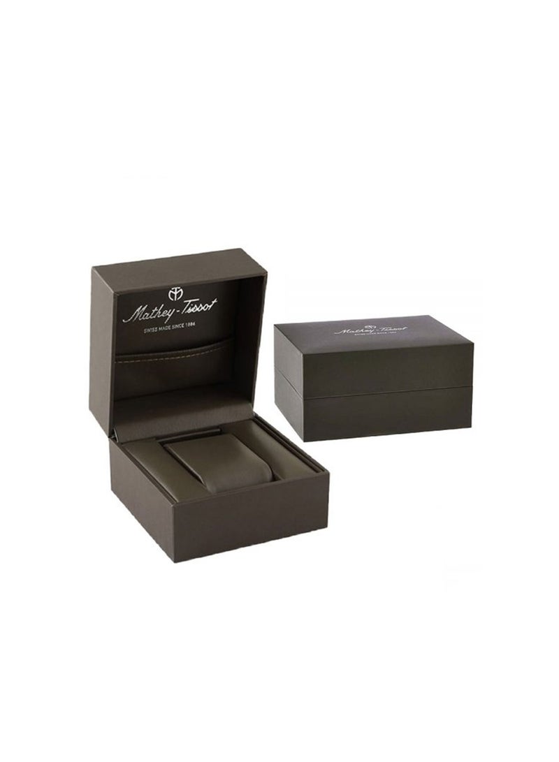 Mathey-Tissot Mathy Orient Quartz Blue Arabic Dial Men's Swiss Watch H450APSK