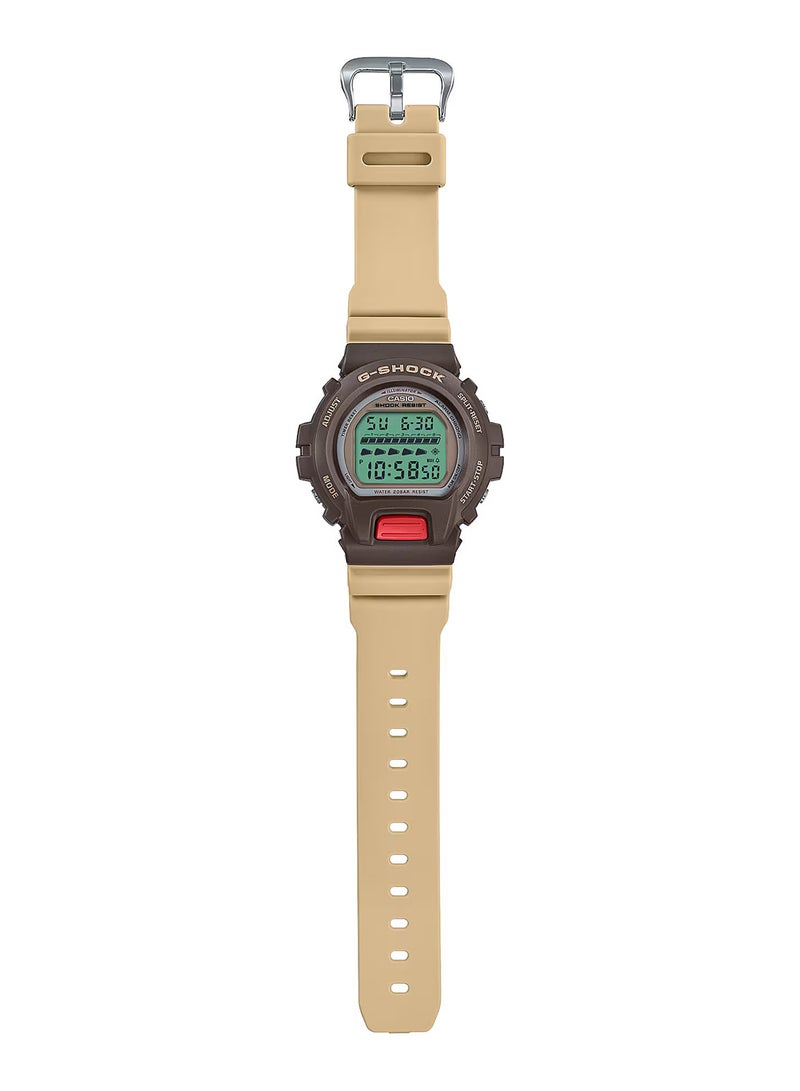 Men's Digital Resin Wrist Watch DW-6600PC-5DR - 40 Mm