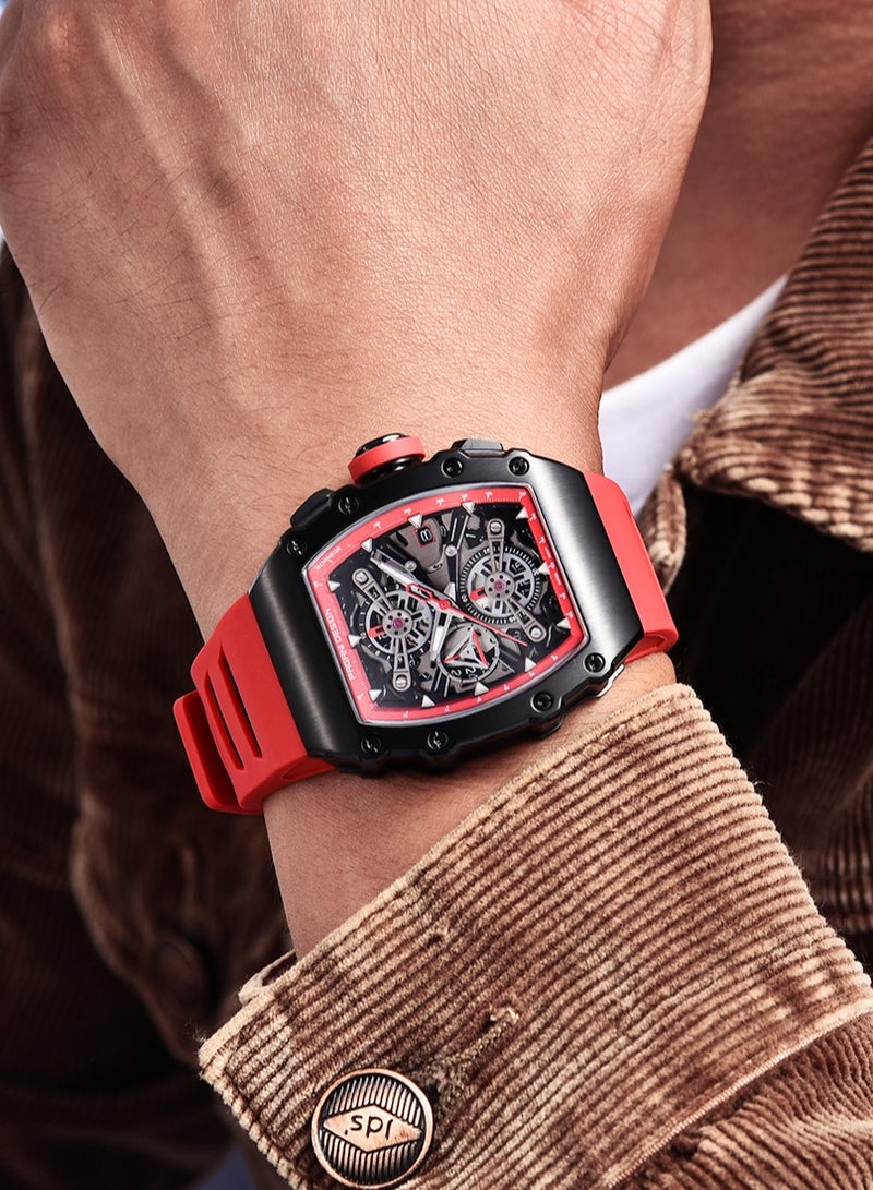 Men's Quartz Watch Chronograph Sports Wristwatch