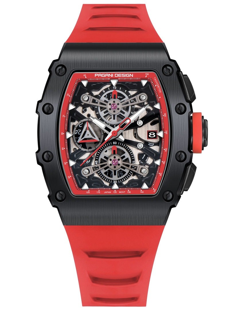 Men's Quartz Watch Chronograph Sports Wristwatch