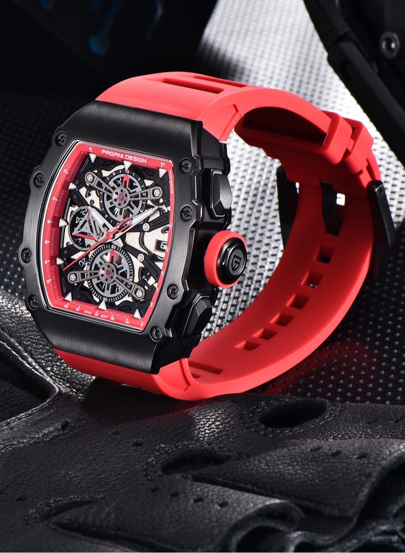Men's Quartz Watch Chronograph Sports Wristwatch
