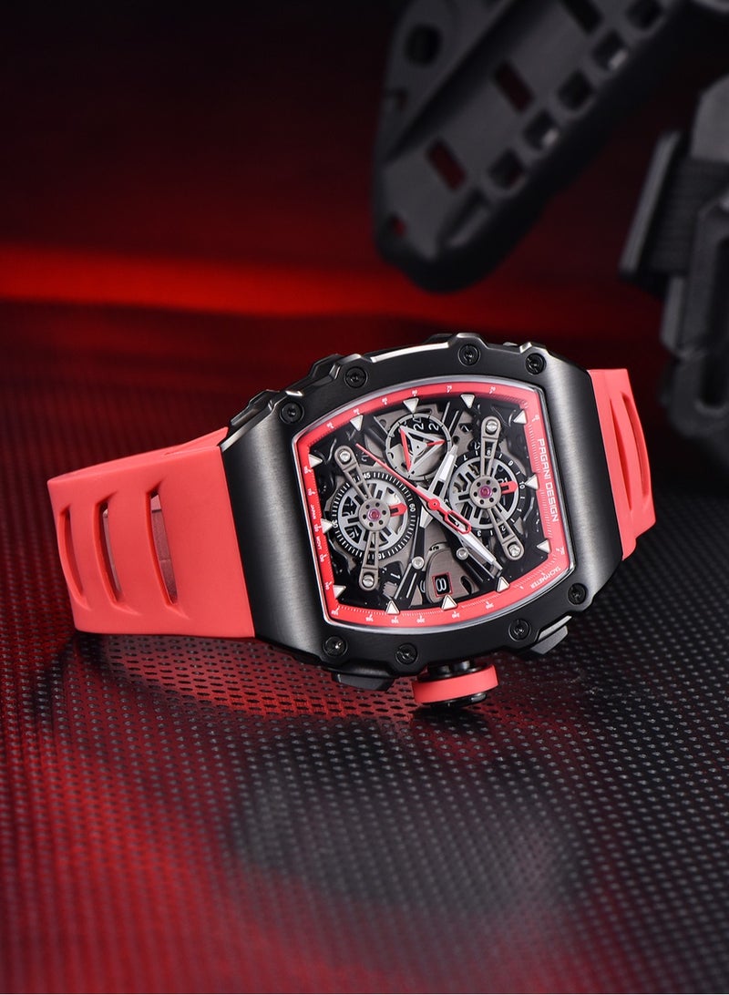 Men's Quartz Watch Chronograph Sports Wristwatch