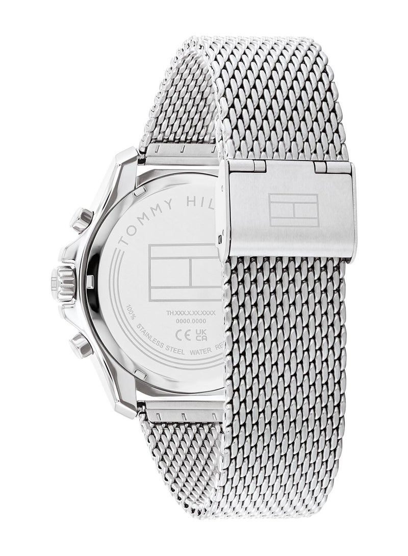 Men's Analog Round Shape Stainless Steel Wrist Watch 1792092 - 43 Mm