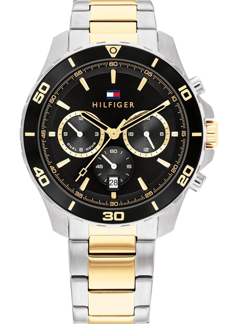 Men's Analog Round Shape Stainless Steel Wrist Watch 1792095 - 43 Mm