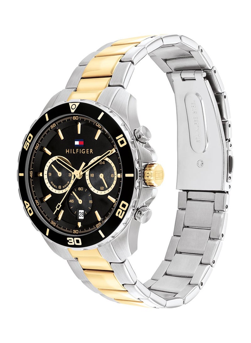 Men's Analog Round Shape Stainless Steel Wrist Watch 1792095 - 43 Mm