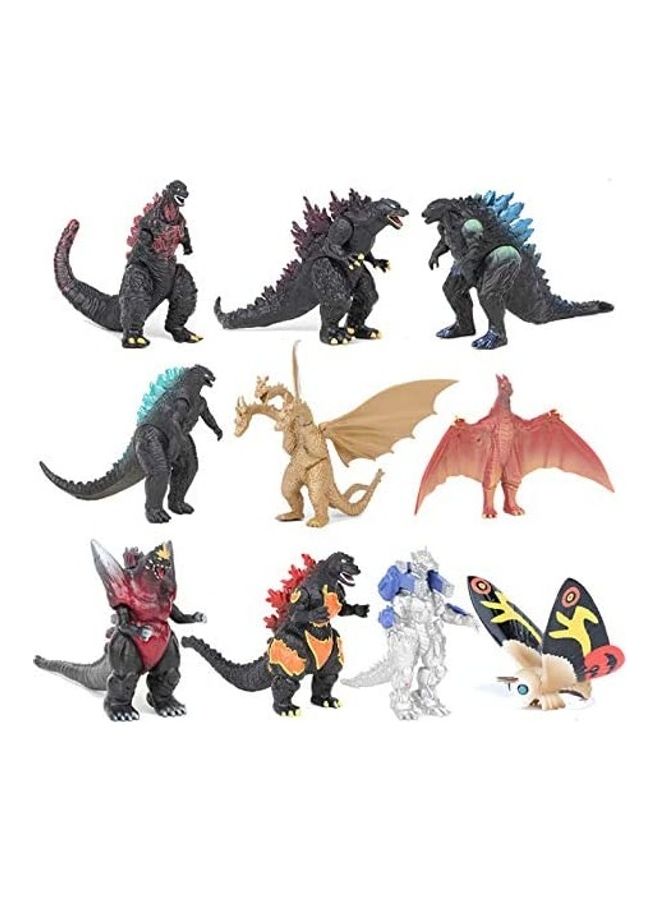 10-Piece Godzilla Action Figure Toy Set