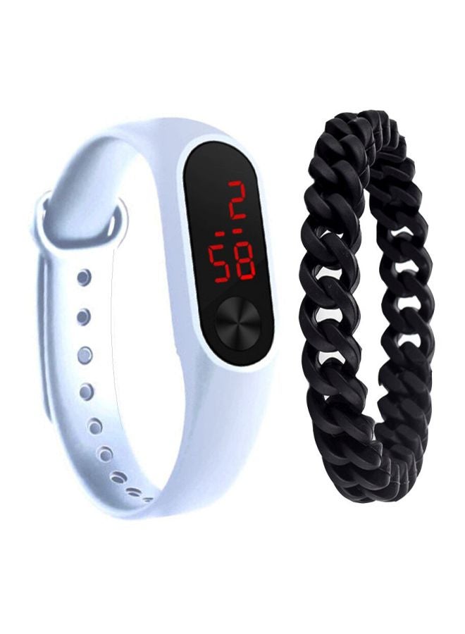 Men's Table Digital Watch With Bracelet NNSB03702856
