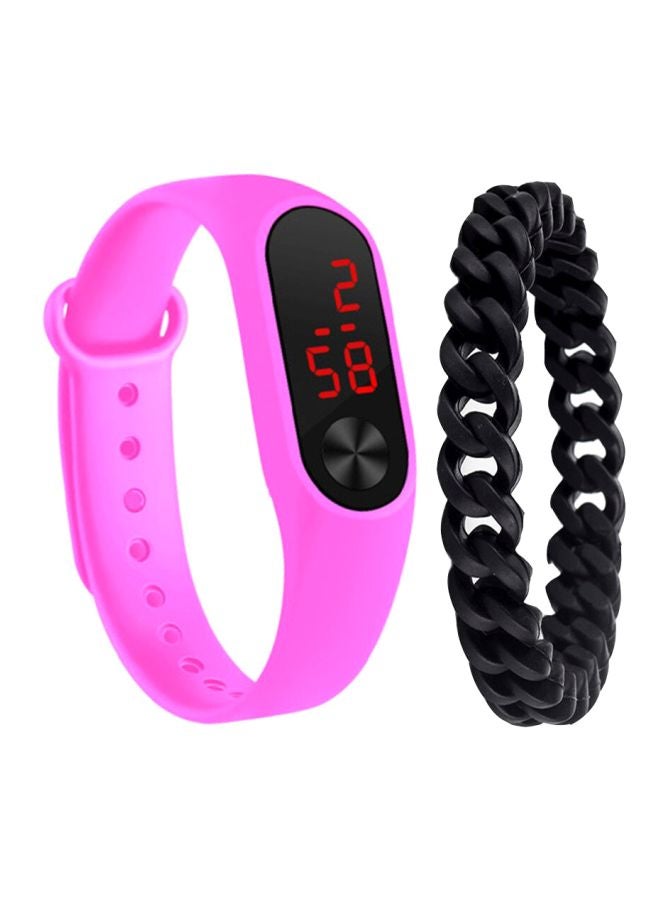 men Table Digital Watch With Bracelet NNSB03702857