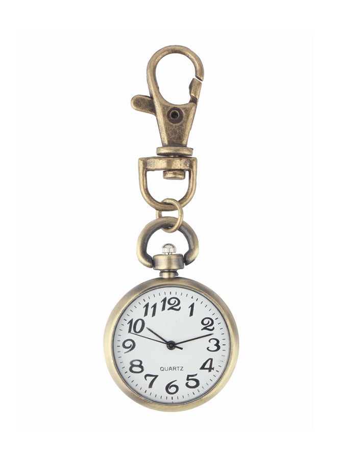 Men's Retro Keyring Bronze Analog Pocket Watch ZG20600