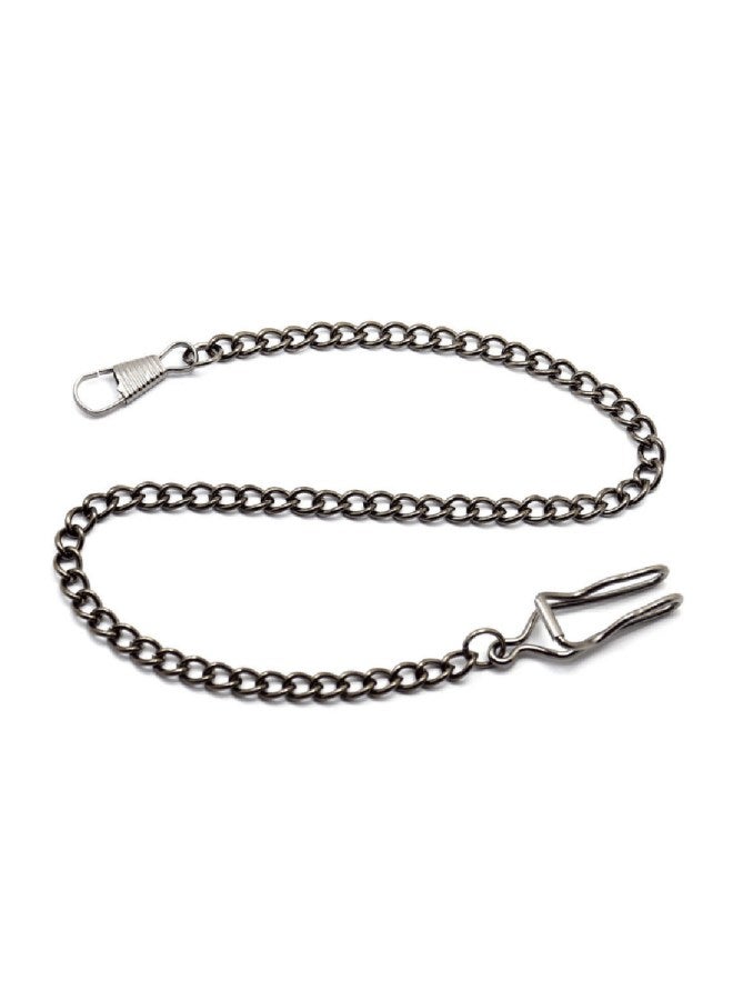 men Retro Analog Pocket Watch With Chain Necklace J34