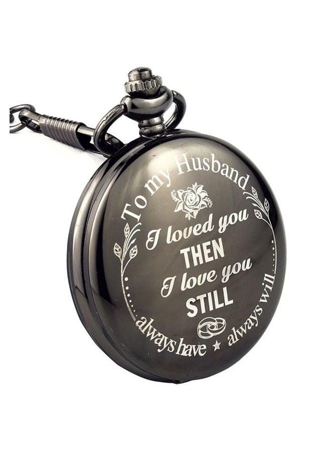men Pocket Watch Big Dial Vintage Gift  6692
