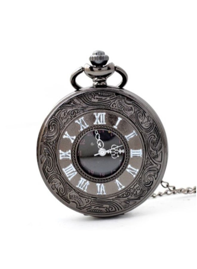 men Pocket Watch Retro Pointer Display 6672