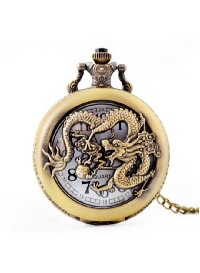 Men's Pocket Watch Pointer Display Ethnic Watch  8557