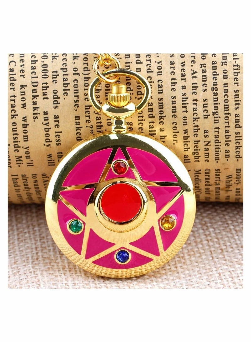 Vintage Bronze Men's Quartz Pocket Watch Men's Gift