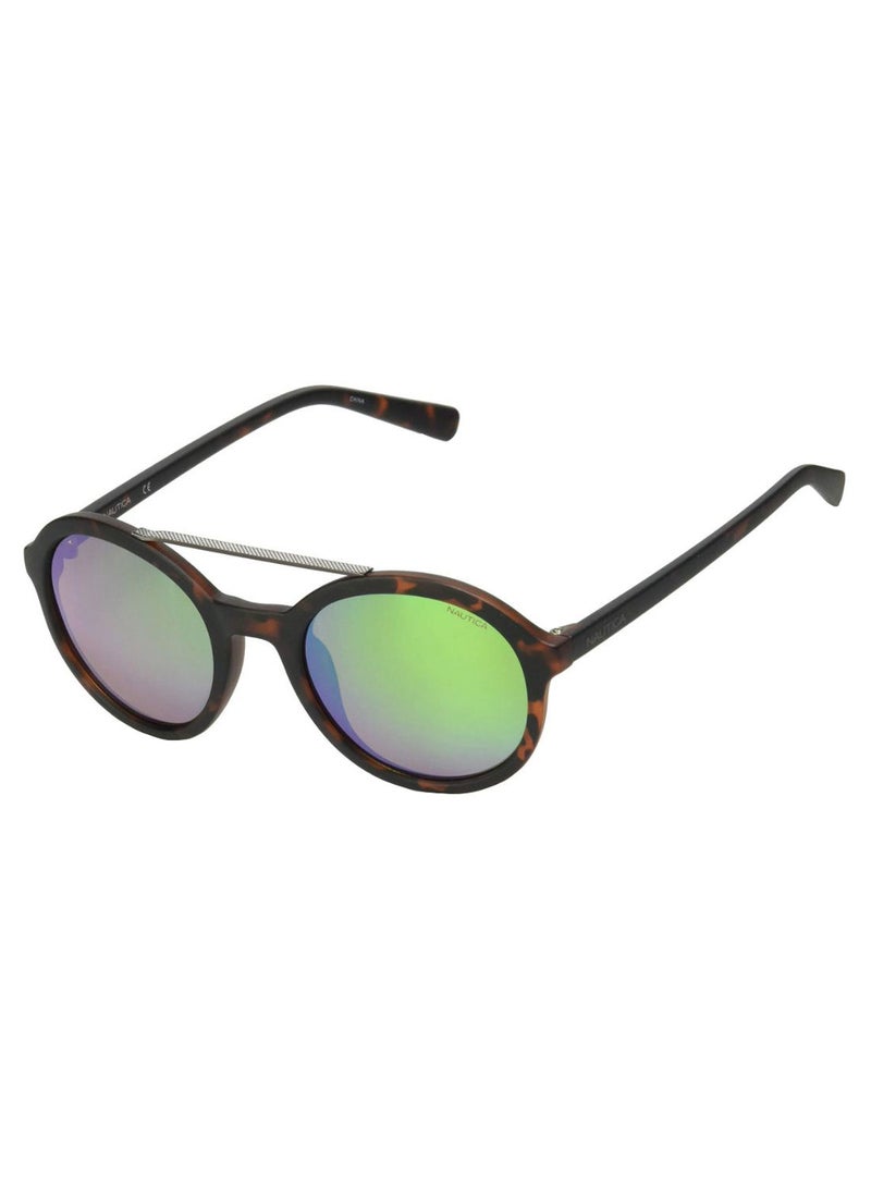 Men's Round Frame Sunglasses - Lens Size: 50 mm