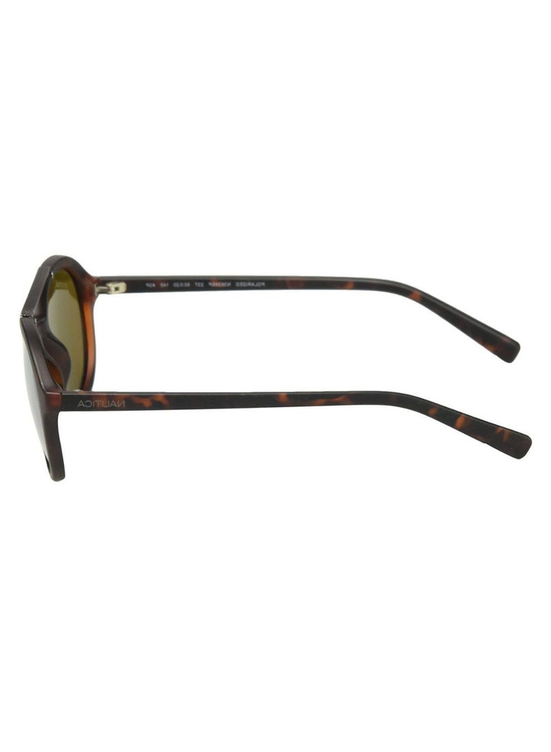 Men's Round Frame Sunglasses - Lens Size: 50 mm