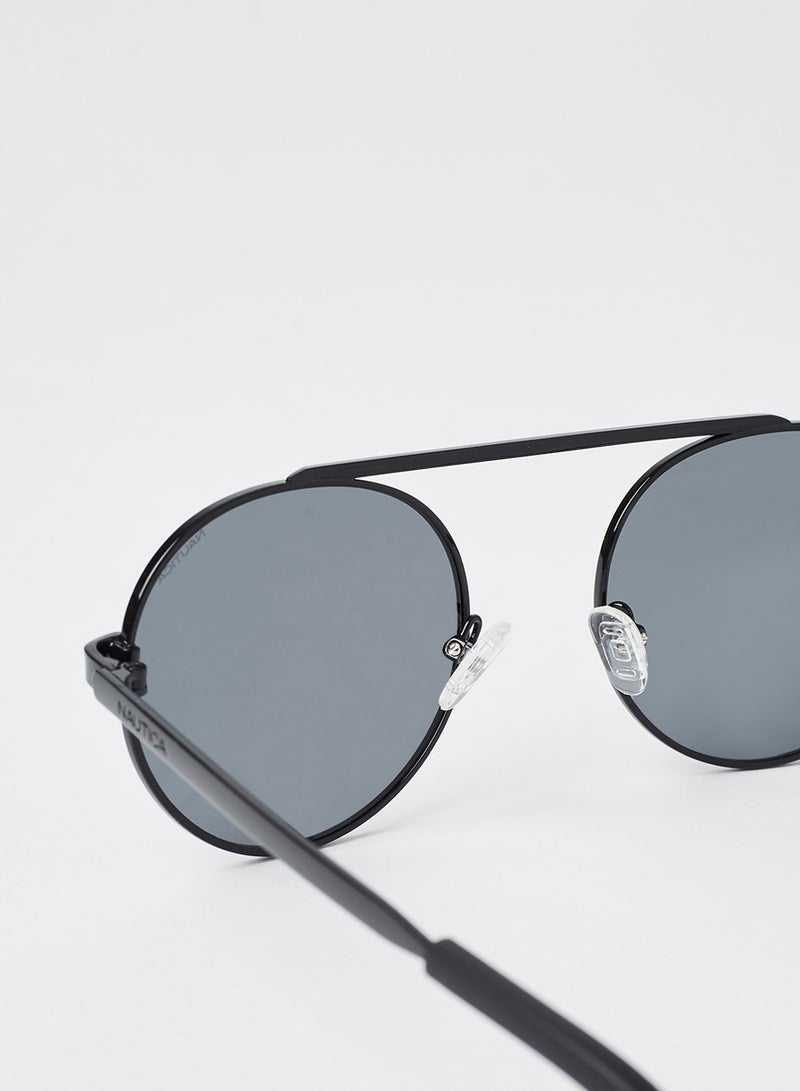 Men's Full Rim Metal Round Sunglasses - Lens Size: 51 mm