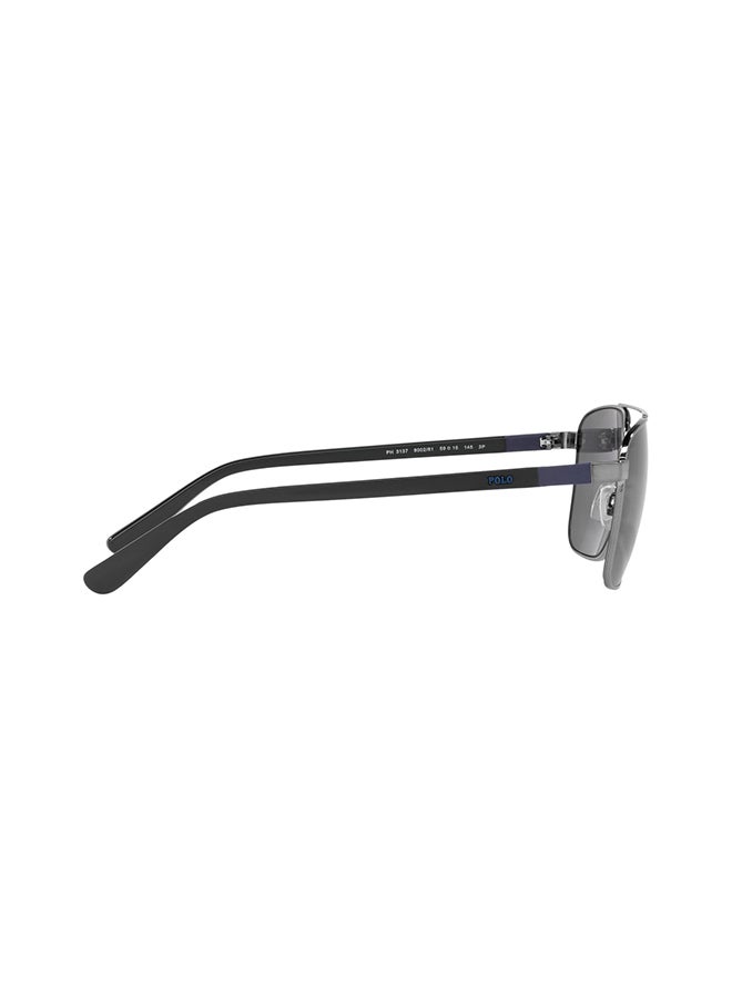 Men's Rectangle Sunglasses - PH3137 900281 59 - Lens Size: 59 Mm