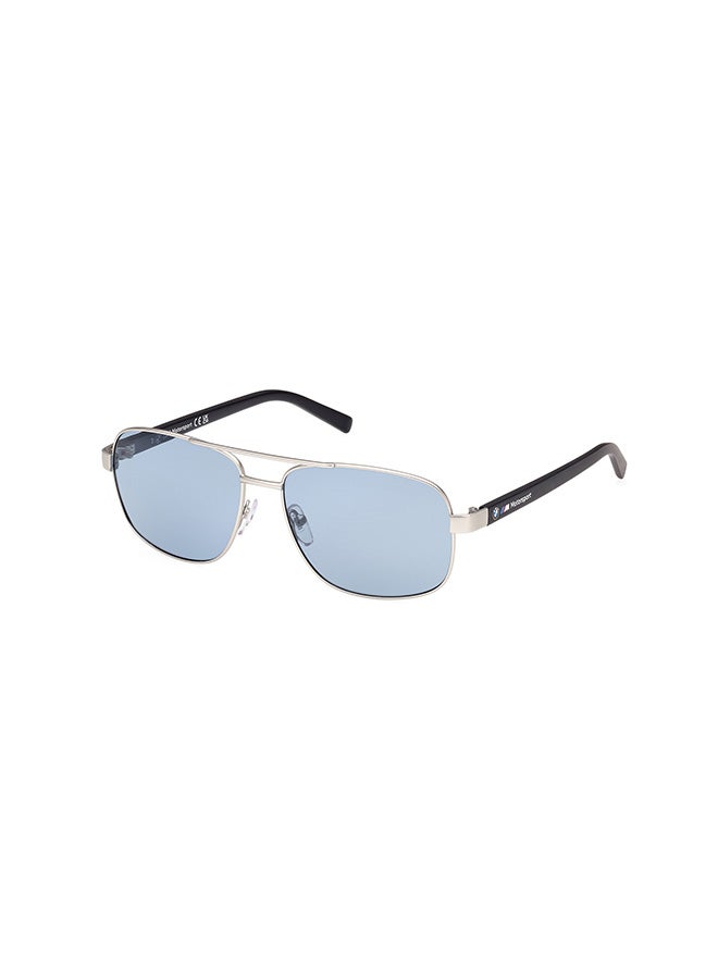 Men's Polarized Rectangular Sunglasses - BS003917R57 - Lens Size: 57 Mm