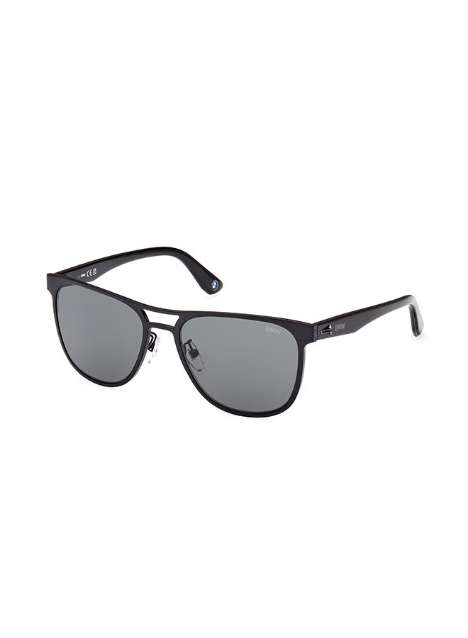 Men's UV Protection Round Sunglasses - BW0042-H02R56 - Lens Size: 56 Mm