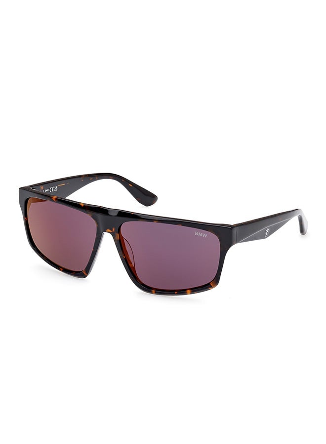 Men's UV Protection Square Sunglasses - BW0051-H52U61 - Lens Size: 61 Mm