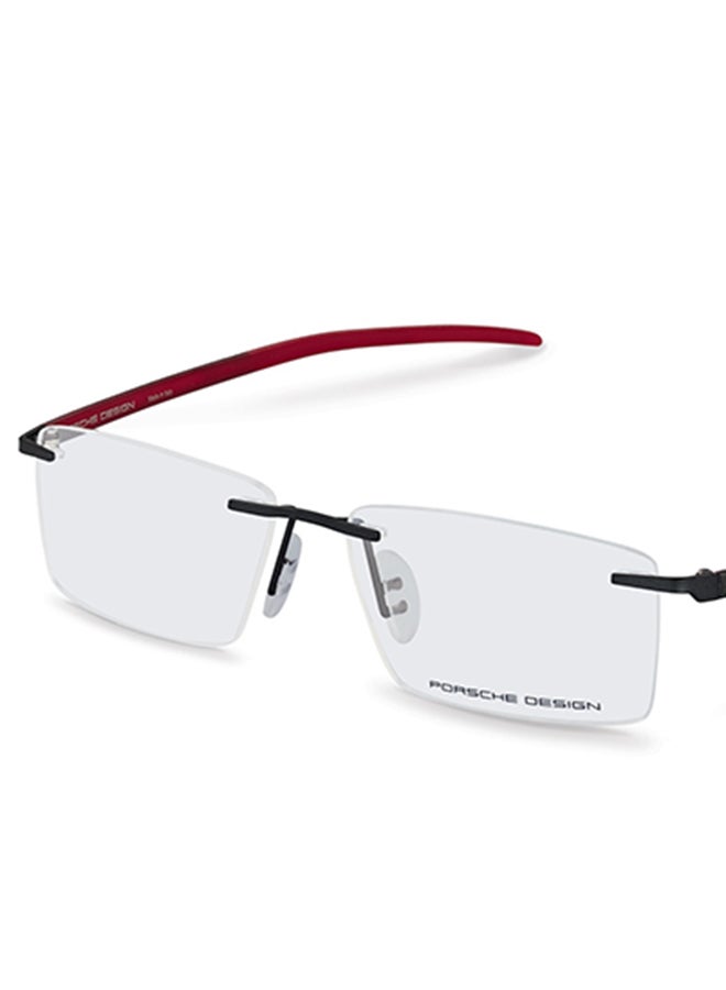 Men's Pilot Blue Light Filter Eyeglasses - P8341 A 56 - Lens Size: 56 Mm