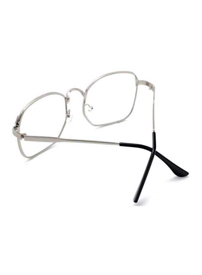 Men's Fashion Square Metal Frame Eyeglasses Rim  Lens Glasses