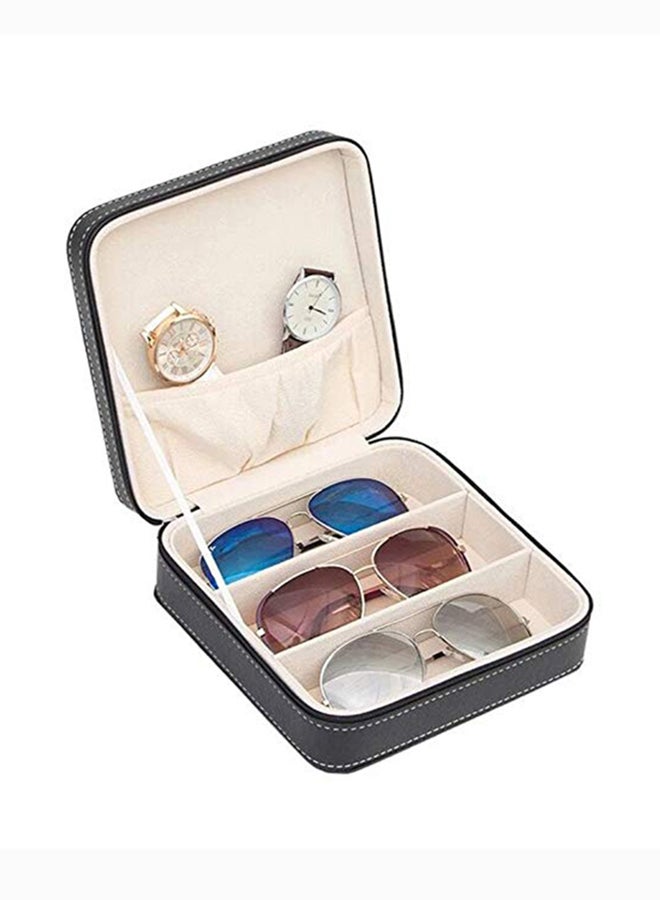 Women's 3-Slot Travel Eyeglass Organizer