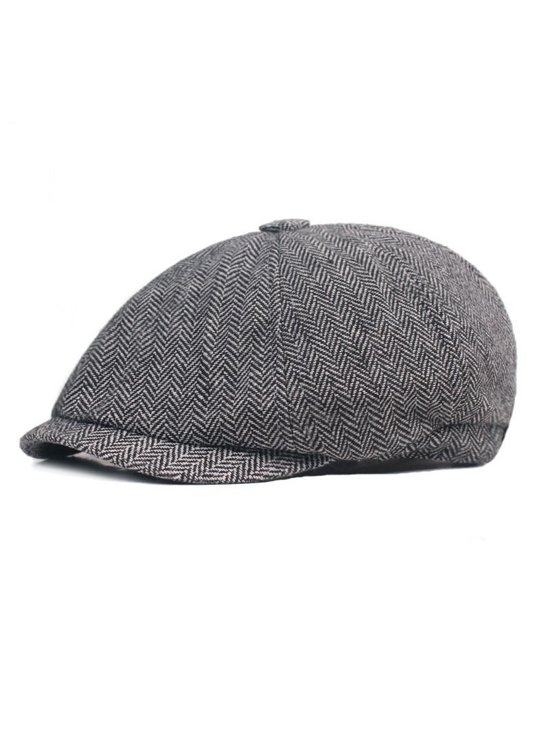 Men's cotton Beret Light Grey
